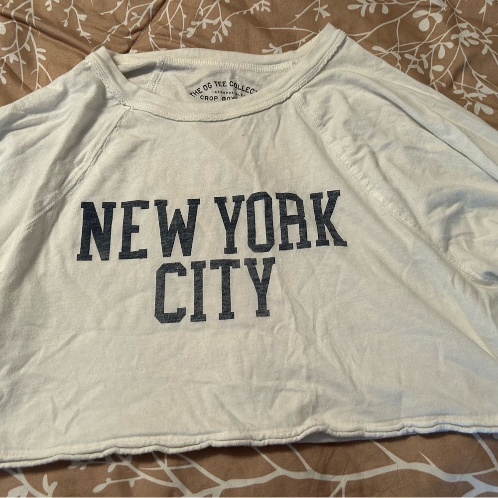 New York City crop tee